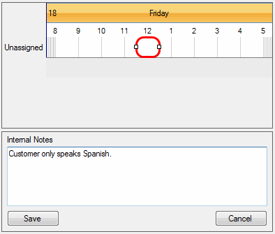 Internal Note Demo