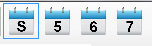 Work Week View Icons